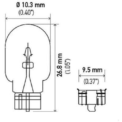 Ashtray Light (Pack of 10) by HELLA - 194 pa40