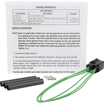 Audio Or Video Connector by MOTORCRAFT - WPT1394 pa2