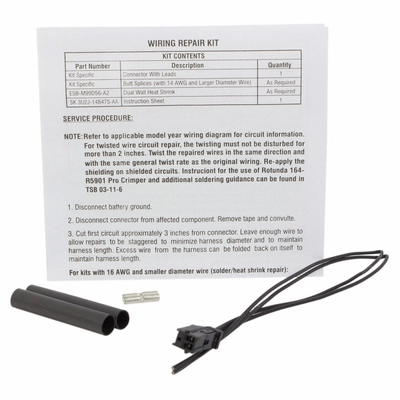 Audio Or Video Connector by MOTORCRAFT - WPT1412 pa2