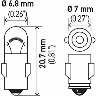 Auto Transmission Indicator (Pack of 10) by HELLA - 3898 pa6