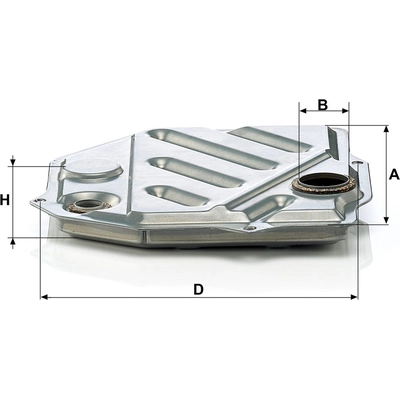 MANN-FILTER - H2014 - Automatic Transmission Filter pa6