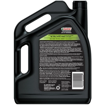 CASTROL - 006793A - Synthetic Automatic Transmission Fluid Transmax ATF/CVT Universal, 5L (Pack of 3) pa8