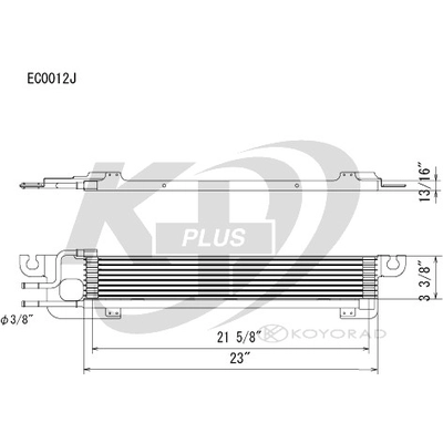 KOYORAD - EC0012J - Automatic Transmission Oil Cooler pa1