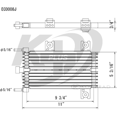 Automatic Transmission Oil Cooler by KOYORAD - EC0008J pa1