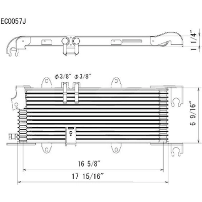 Automatic Transmission Oil Cooler by KOYORAD - EC0057J pa2