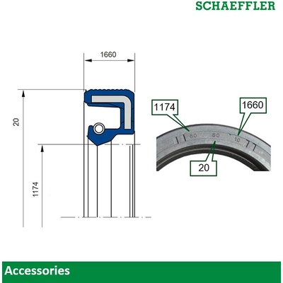 Automatic Transmission Rear Seal by SCHAEFFLER - SS2606 pa2