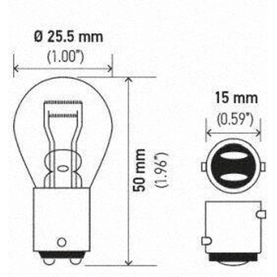 Backup Light by HELLA - 1157 pa17