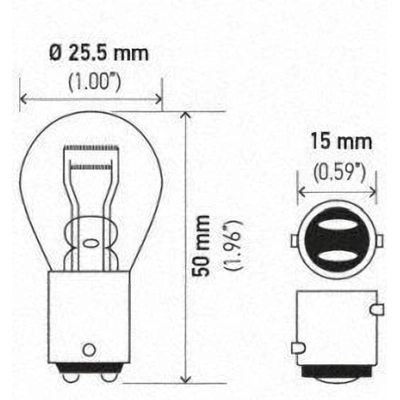 Lumi�re de reculon (Pack of 10) by HELLA - 1157 pa14