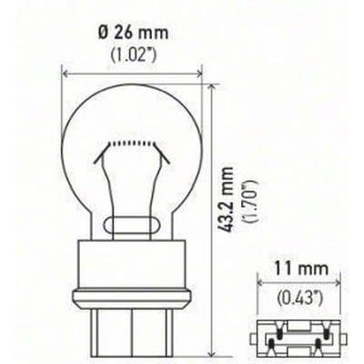 Backup Light by HELLA - 3157 pa23