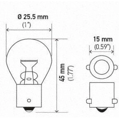 Lumière de reculon (Pack of 10) by HELLA - 7506 pa37