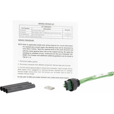 Backup Light Switch Connector by MOTORCRAFT - WPT1602 pa2