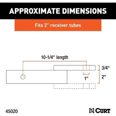 Ball Mount by CURT MANUFACTURING - 45020 pa8