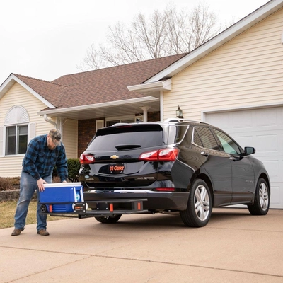 Basket Style Cargo Carrier by CURT MANUFACTURING - 18151 pa6