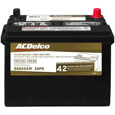 ACDELCO - 34PG - Car - Top Post Battery - 750 CCA pa1