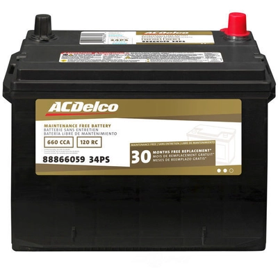 ACDELCO - 34PS - Car - Battery Group Size 34 - 660 CCA