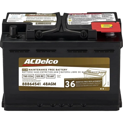 ACDELCO - 48AGM - AGM Maintenance Free Battery pa6