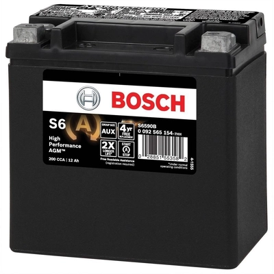 BOSCH - S6590B - Car Battery - Group Size: AUX - 170CCA pa5