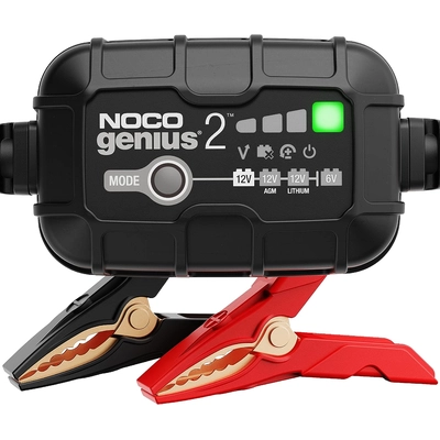 NOCO BOOST - GENIUS2 - 2 Amp, 6V and 12V, Car Battery Charger & Maintainer pa1