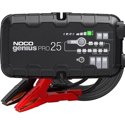 NOCO BOOST - GENIUSPRO25 - 25 Amp, 6V, 12V and 24V, Battery Charger & Maintainer pa1