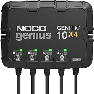 NOCO BOOST - GENPRO10X4 - 40-Amp (10-Amp Per Bank), 4-Bank, Onboard Marine Battery Charger pa1
