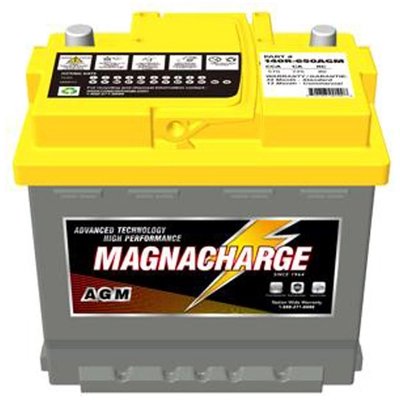 MAGNACHARGE BATTERY - MS140R-650AGM - Automotive Starting AGM-12 Volt Battery pa2