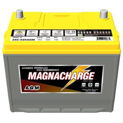 MAGNACHARGE BATTERY - MS24C-925AGM - Automotive Starting AGM-12 Volt Battery pa1