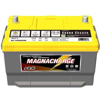 MAGNACHARGE BATTERY - MS65-1000AGM - Automotive Starting AGM-12 Volt Battery pa1