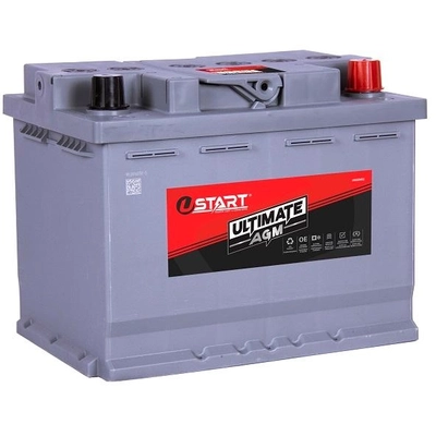 Car Battery - Group Size: 47 - 600CCA by U START - USH5AGM pa1