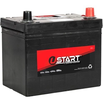 Car Battery - Group Size: 46A24L - 370CCA by U START - USMIATA pa1