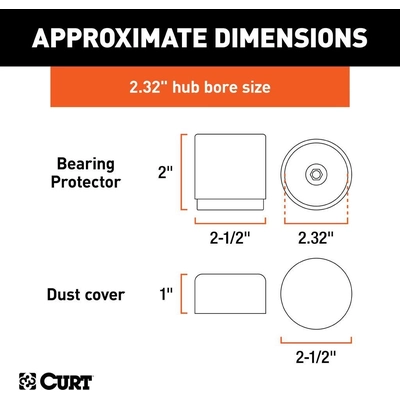 Bearing Protectors by CURT MANUFACTURING - 22232 pa2