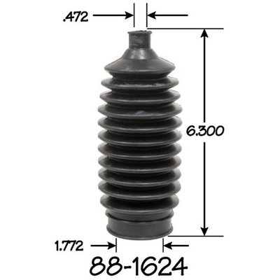 EMPI - 88-1624K - Driver Side Rack and Pinion Bellow pa2