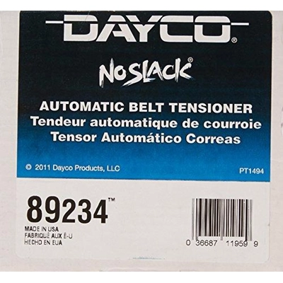 Belt Tensioner Assembly by DAYCO - 89234 pa8