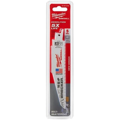 MILWAUKEE - 48-00-5701 - Multi-Material Sawzall Blade 6" pa1