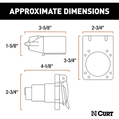 Blade Wiring Connector by CURT MANUFACTURING - 58152 pa8