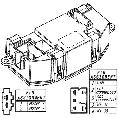 MAHLE ORIGINAL - ABR56-000P - HVAC Résistance du moteur du ventilateur pa2