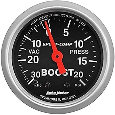 Boost Gauge by AUTO METER - 3301 pa2