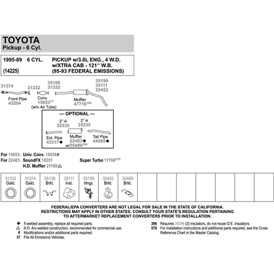 Bracket by WALKER USA - 35106 pa5