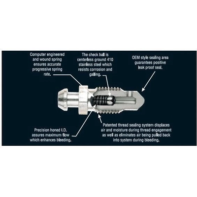 Brake Bleeder Screw by RUSSELL - 639580 pa4