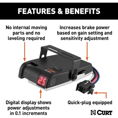 CURT MANUFACTURING - 51120 - Brake Controller pa8