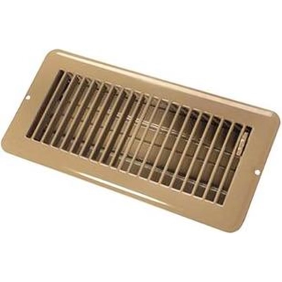 Brown Metal Dampered Floor Register by JR PRODUCTS - 02-29015 pa4