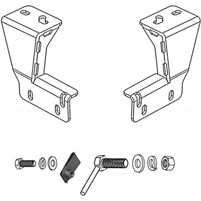 GO RHINO - 568860TK - Bumper Guard Mount Kit pa2