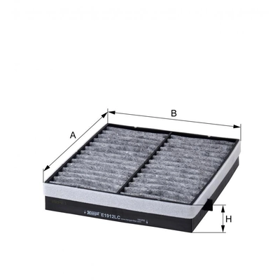 HENGST FILTER - E1912LC - Cabin Air Carbon Filter pa2