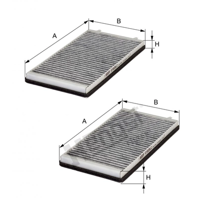 HENGST FILTER - E1920LC2 - Cabin Air Carbon Filter pa2