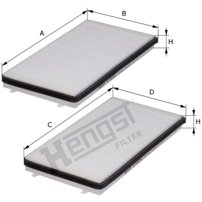 HENGST FILTER - E1920LI2 - Cabin Air Pollen Filter pa2