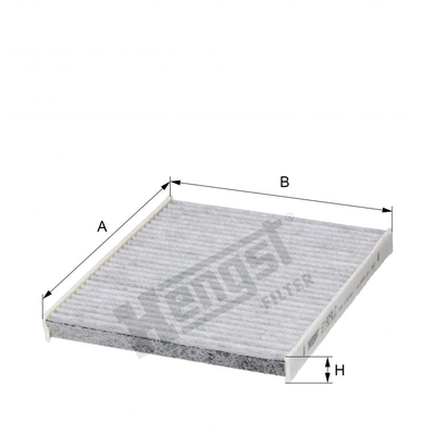 HENGST FILTER - E1929LC - Cabin Air Carbon Filter pa2