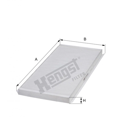 HENGST FILTER - E1943LI - Cabin Air Pollen Filter pa2