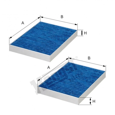 HENGST FILTER - E2919LB2 - Biofunctional Cabin Filter pa1