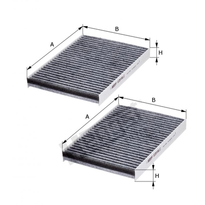 HENGST FILTER - E2919LC2 - Cabin Air Carbon Filter pa1