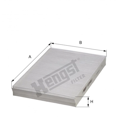 HENGST FILTER - E2949LI - Cabin Air Pollen Filter pa1