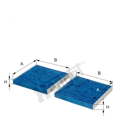 HENGST FILTER - E2992LB2 - Biofunctional Cabin Filter pa2